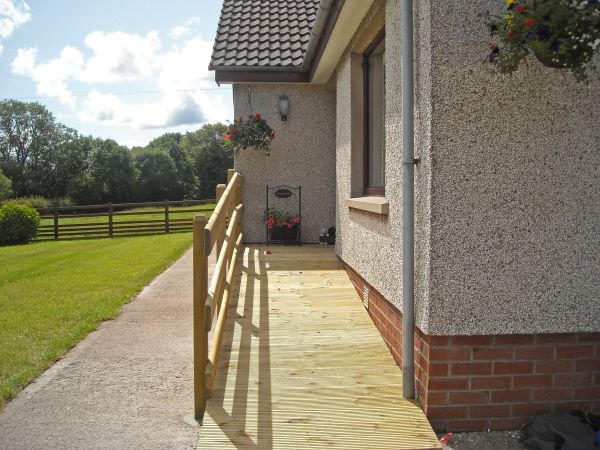 Hardwood Ramp Installation in Troy