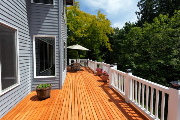 Cedar Deck Construction in Troy
